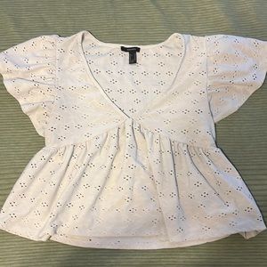 White shirt with detailing